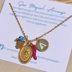 COLAR SÃO ARCANJINHO c/ LETRA COLAR SÃO ARCANJINHO c/ LETRA