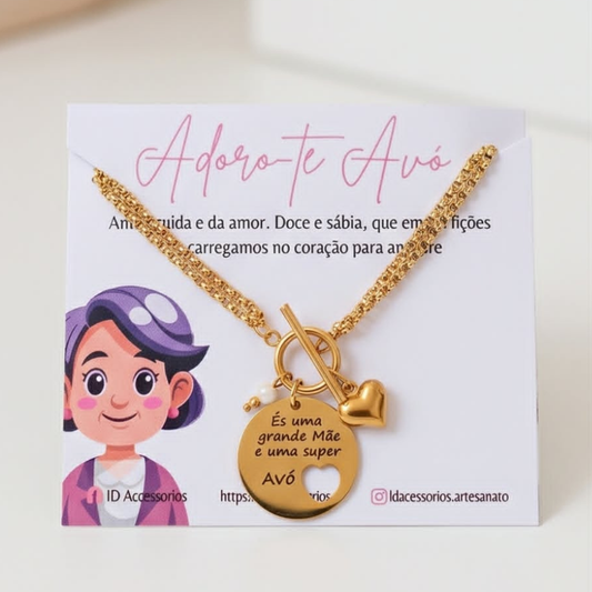 ÉS UMA GRANDE MÃE E UMA SUPER AVÓ ÉS UMA GRANDE MÃE E UMA SUPER AVÓ