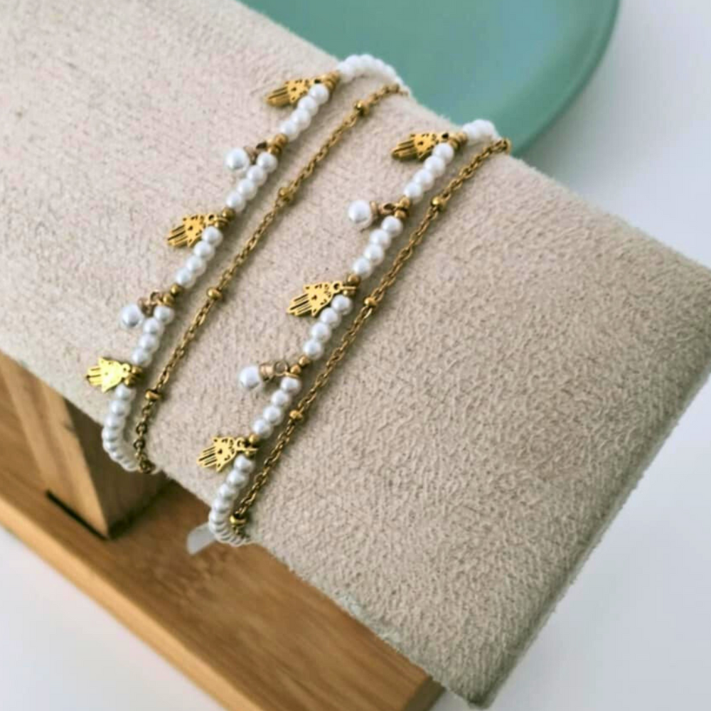PULSEIRA MIX MÃO DE FATIMA