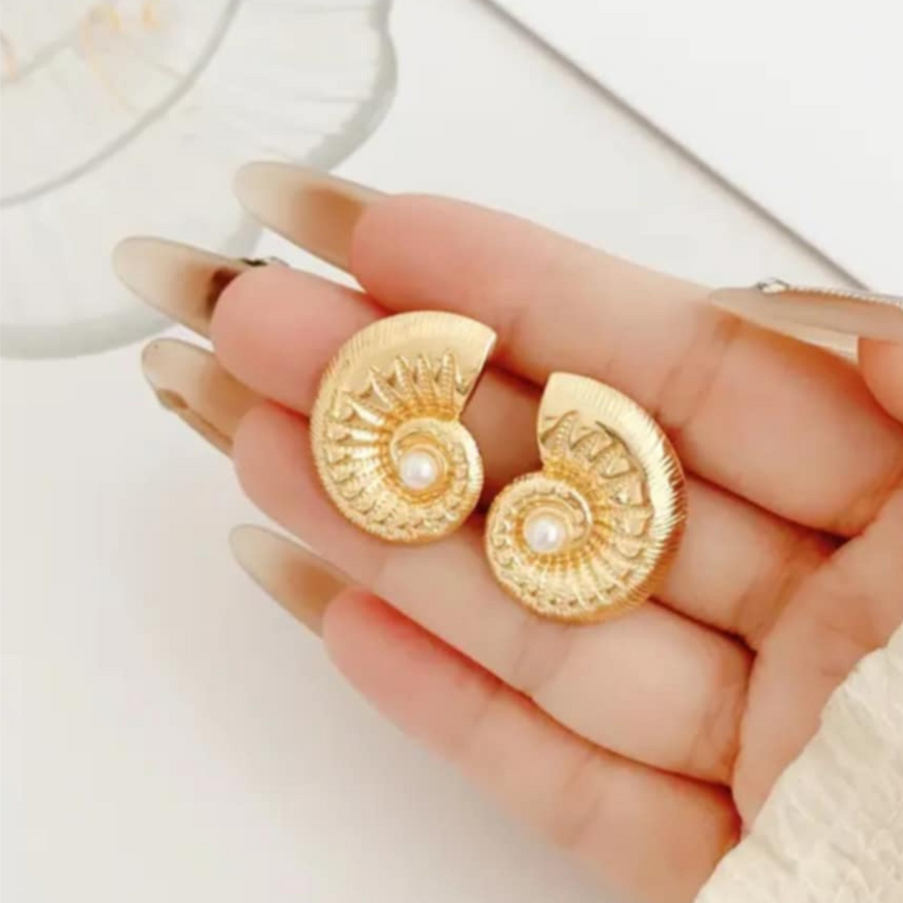 BRINCOS CARACOL DO MAR