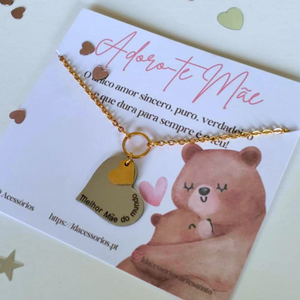 COLAR MELHOR MÃE DO MUNDO COLAR MELHOR MÃE DO MUNDO