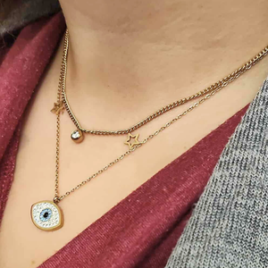 COLAR DUPLO OLHOR PROTETOR COLAR DUPLO OLHOR PROTETOR