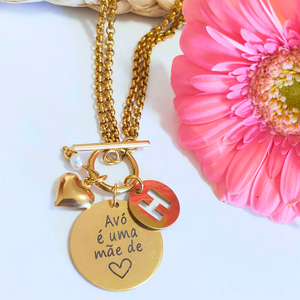 COLAR AVÓ É UMA MÃE DE CORAÇÃO COLAR AVÓ É UMA MÃE DE CORAÇÃO
