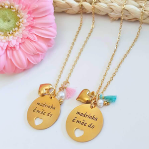 COLAR MADRINHA É MÃE DO CORAÇÃO COLAR MADRINHA É MÃE DO CORAÇÃO