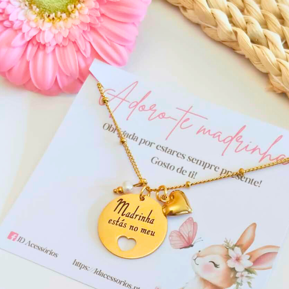 COLAR AMOR DE MADRINHA