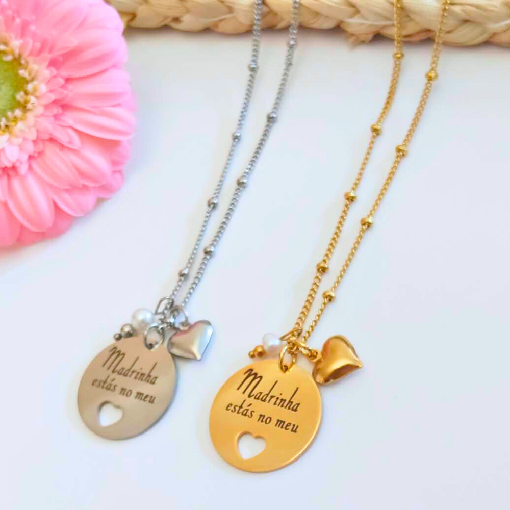 COLAR AMOR DE MADRINHA