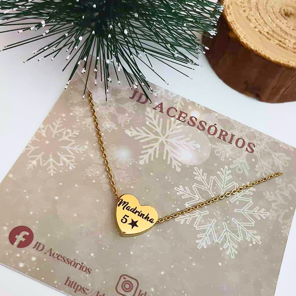 COLAR MADRINHA 5 ESTRELAS