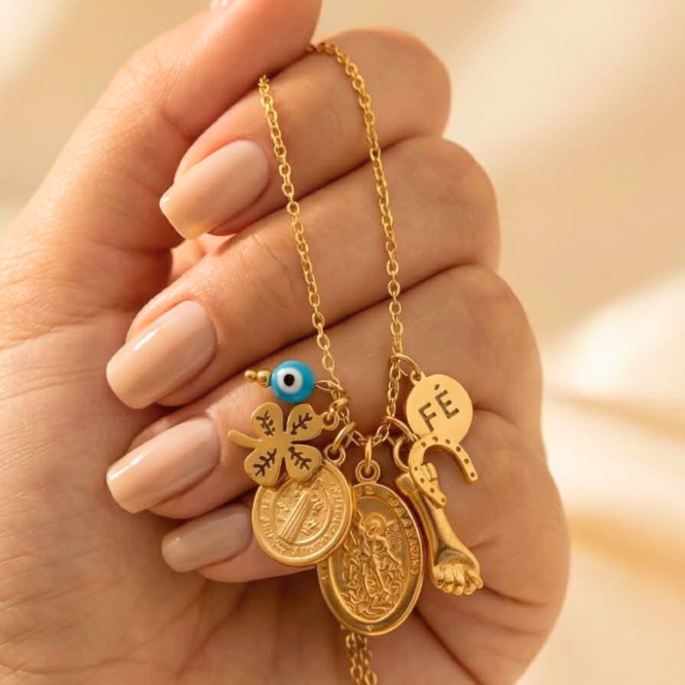 COLAR COM DUPLA PROTEÇÃO