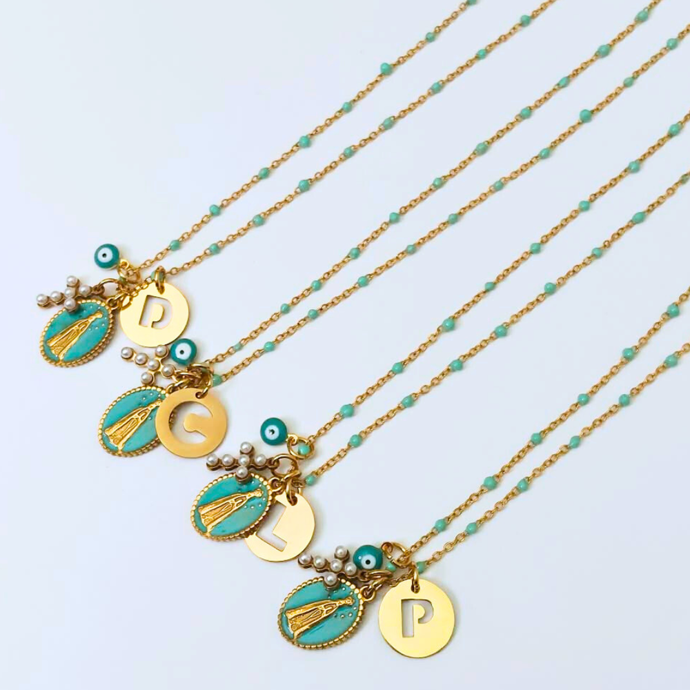 COLAR NOSSA SENHORA DE FATIMA C/LETRA