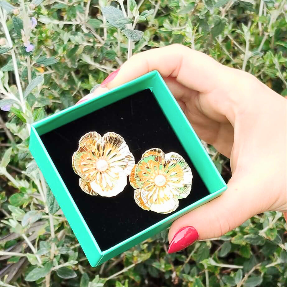 BRINCOS FLOR DO PARAISO