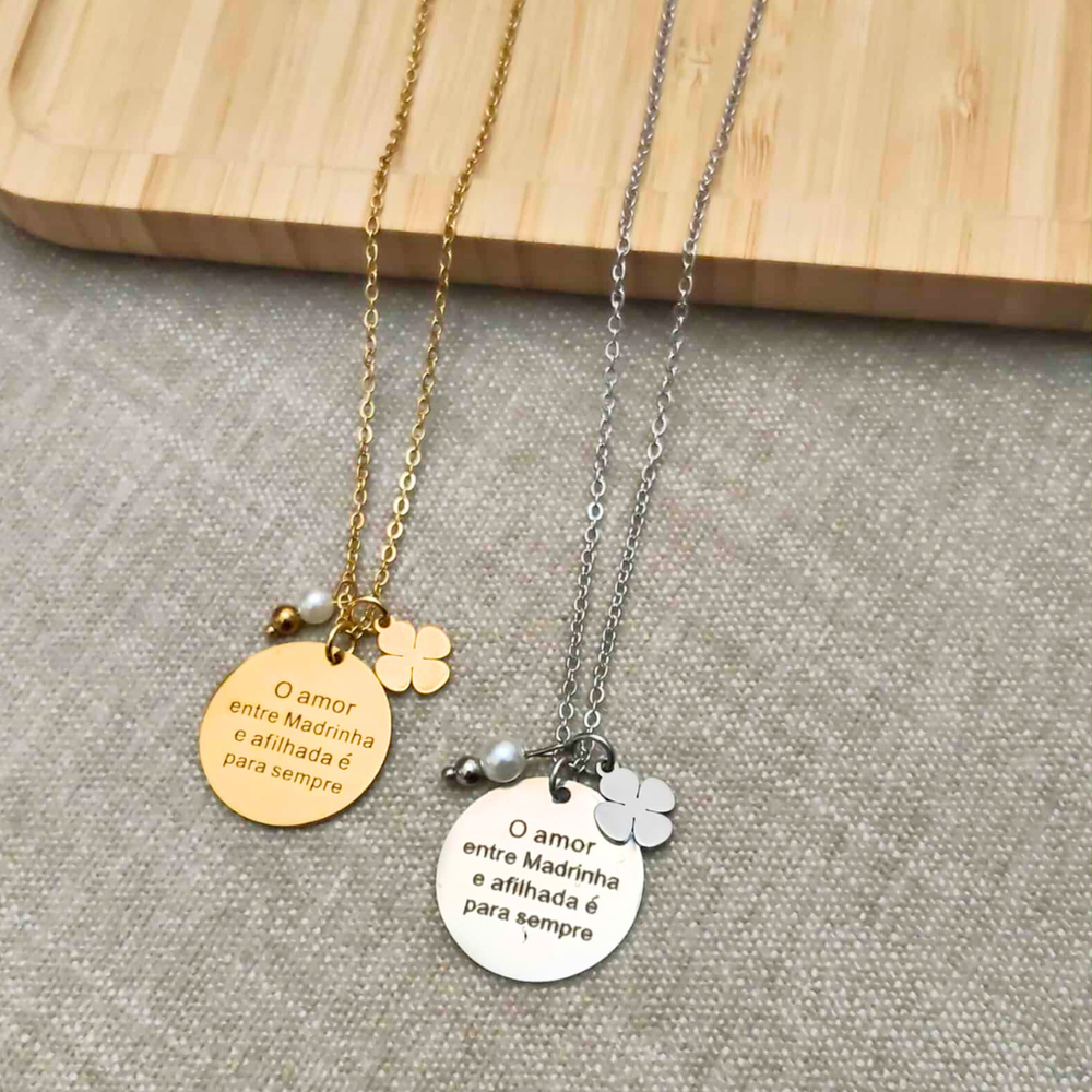 COLAR AMOR DE MADRINHA AFILHADA
