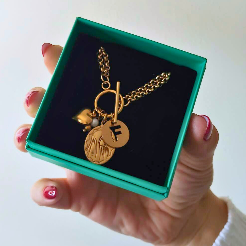 COLAR NOSSA SENHORA DE FATIMA C/LETRA