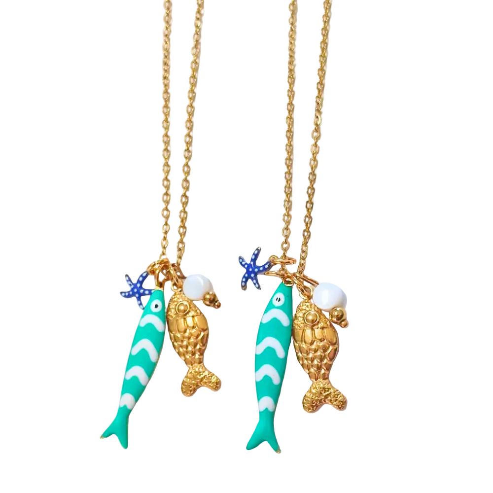 COLAR PEIXINHO TURQUESA