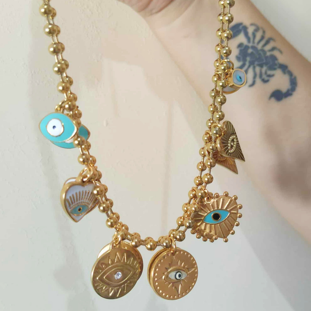 CHARM  7 OLHOS TURCOS